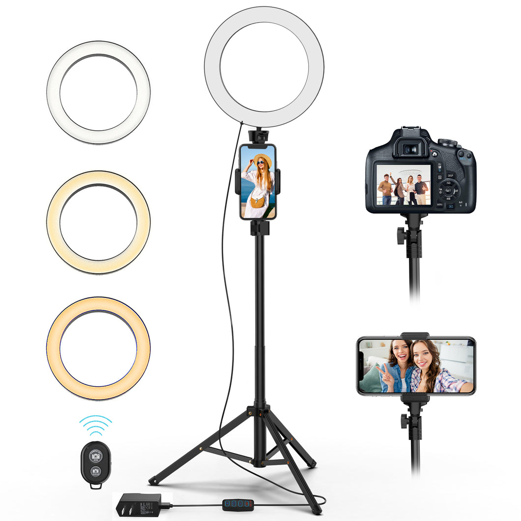 Sharper Image Social Star Selfie Light Stand with Remote